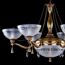 Подвесная люстра Artglass Goldie VI. Light Patina 2