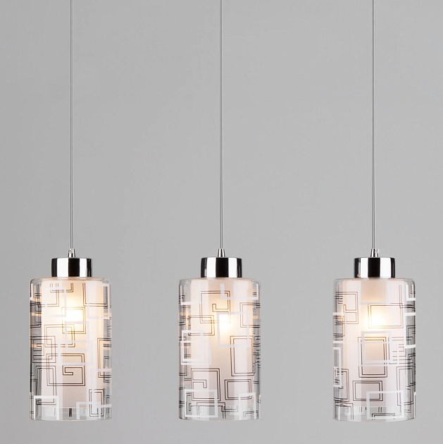 Подвесной светильник Eurosvet 50002/3 хром Фото № 