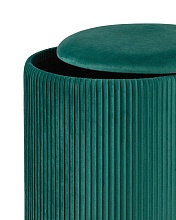 Пуф Stool Group Шарлотта с ящиком велюр зеленый 19A205VA-8167-25 2