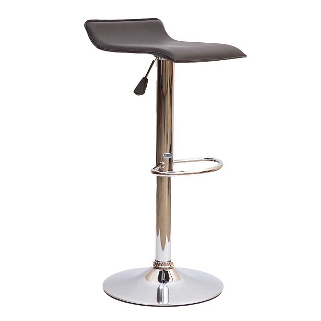 Барный стул AksHome Slim черный, экокожа 27628 изображение Барный стул AksHome Slim черный, экокожа 27628 Фото №