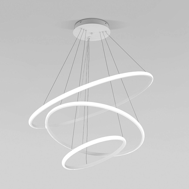 Подвесной светодиодный светильник Eurosvet Collars 90264/3 белый Фото № 10