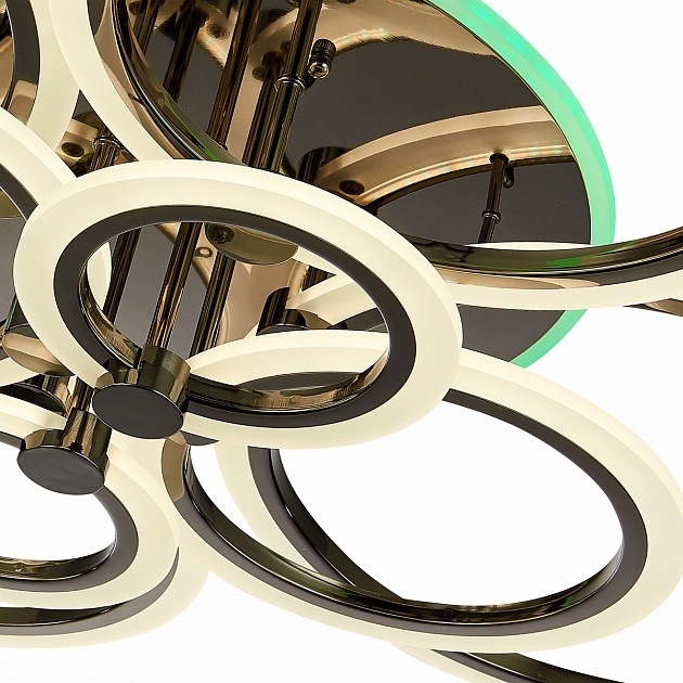 Потолочная светодиодная люстра Evoled Cerina SLE500582-08RGB изображение 9 Потолочная светодиодная люстра Evoled Cerina SLE500582-08RGB Фото № 9