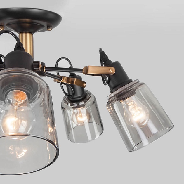 Потолочная люстра Eurosvet Astor 70111/5 черный изображение 4 Потолочная люстра Eurosvet Astor 70111/5 черный Фото № 4