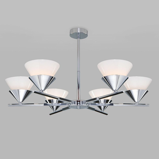 Потолочная люстра Eurosvet Rylee 70138/6 хром изображение Потолочная люстра Eurosvet Rylee 70138/6 хром Фото №