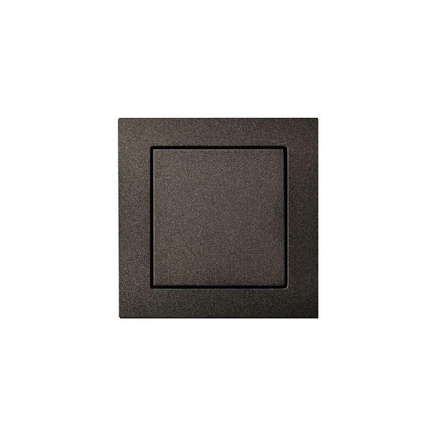 Выключатель одноклавишный Liregus Epsilon антрацит 28-1147 Фото № 