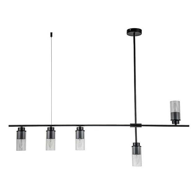 Подвесная люстра Escada Reverse 2100/5P Black Фото № 