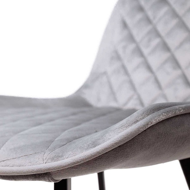 Барный стул AksHome Leros светло-серый, велюр 81473 изображение 8 Барный стул AksHome Leros светло-серый, велюр 81473 Фото № 8