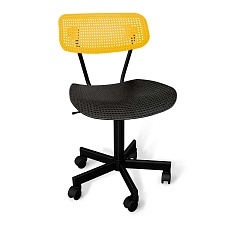 Детское кресло Sheffilton SHT-ST85/S121М желтый/черный/черный муар 5789354401