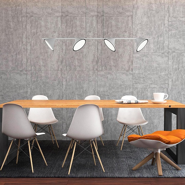 Подвесная светодиодная люстра iLedex Syzygy X090140 SWH Фото № 2