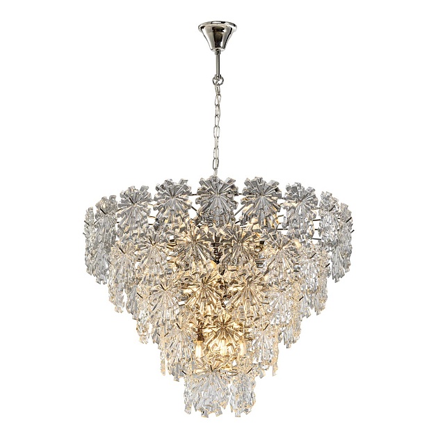 Подвесная люстра iLamp Homy P2545-18 NIC изображение Подвесная люстра iLamp Homy P2545-18 NIC Фото №