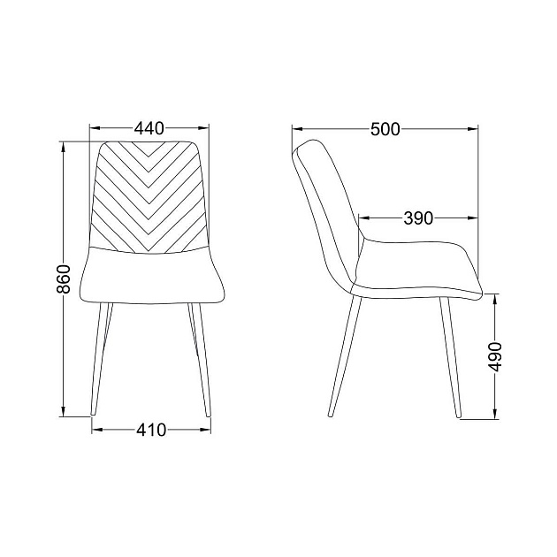 Кухонный стул AksHome Violin бежевый, велюр 79719 изображение 2 Кухонный стул AksHome Violin бежевый, велюр 79719 Фото № 2