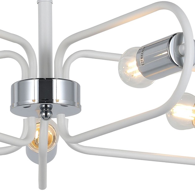 Потолочная люстра Illumico IL8253-5COU-79 WH CR изображение 3 Потолочная люстра Illumico IL8253-5COU-79 WH CR Фото № 3