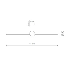 Настенный светодиодный светильник Nowodvorski Triangles Led 8127 1