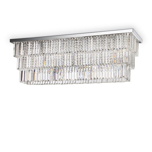 Подвесная люстра Ideal Lux Martinez PL8 Cromo 166285 Фото № 