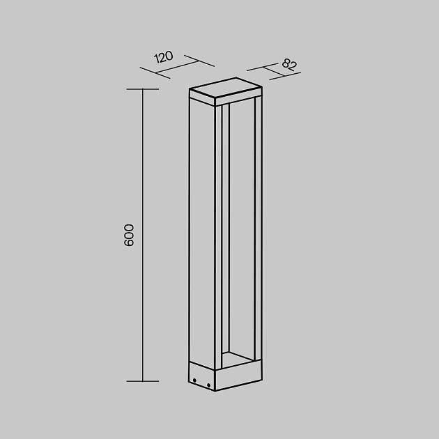 Уличный светодиодный светильник Maytoni Goll O462FL-L10GF3K изображение 2 Уличный светодиодный светильник Maytoni Goll O462FL-L10GF3K Фото № 2