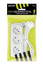 Удлинитель ФАZA 3гн 3м б/з УДП-3-300 1