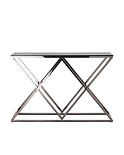 Консоль Stool Group ИНСИГНИЯ 115х30 стекло smoke сталь тёмный хром ECST-026-BG-SK (115x30) 4