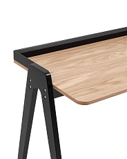 Письменный стол Stool Group Pyramid 118*53 светлое дерево/черный УТ000036012 1