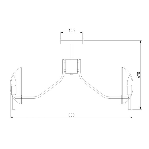 Потолочная люстра Eurosvet Rocco 60135/8 хром Фото № 3