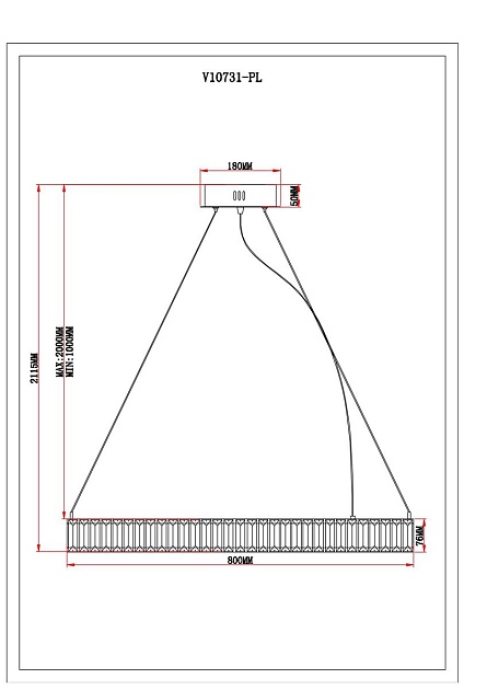 Подвесной светодионый светильник Moderli Asti V10731-PL Фото № 3