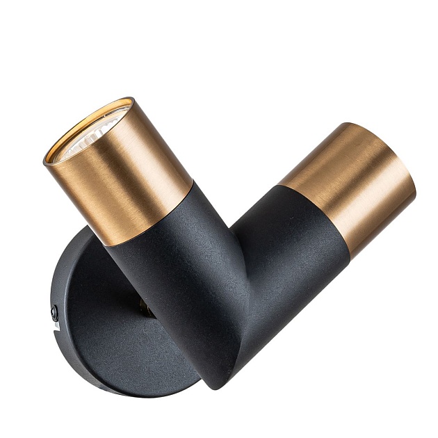 Бра Indigo Doppio 11036/2W Black V000454 изображение Бра Indigo Doppio 11036/2W Black V000454 Фото №