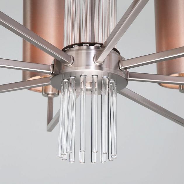 Подвесная люстра Eurosvet Soffio 60134/8 никель Фото № 4