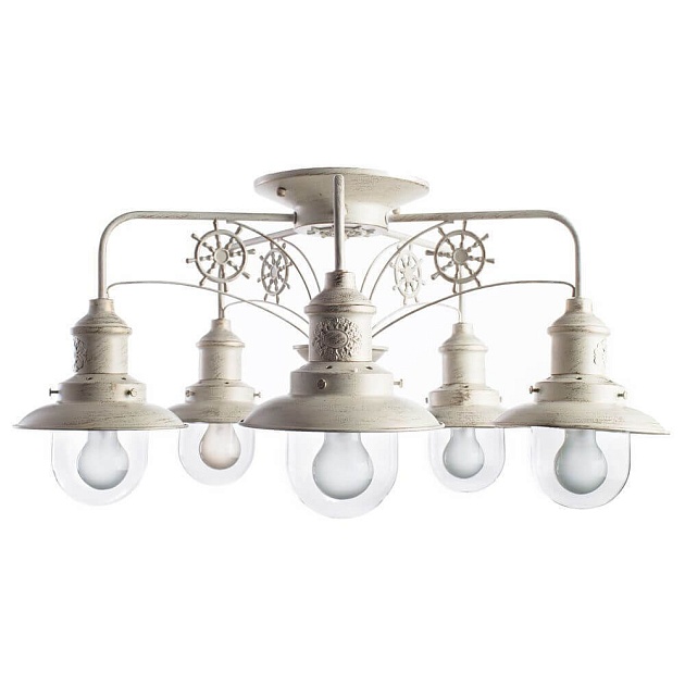 Потолочная люстра Arte Lamp Sailor A4524PL-5WG Фото № 