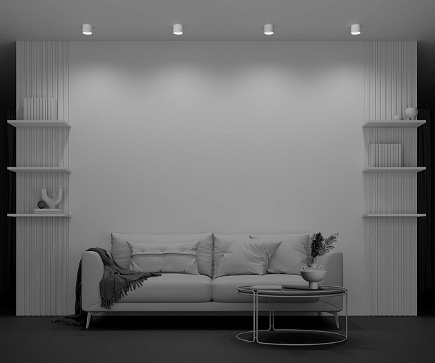 Потолочный светильник Maytoni Technical Glam C096CL-GX53-W изображение 3 Потолочный светильник Maytoni Technical Glam C096CL-GX53-W Фото № 3