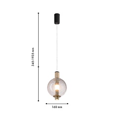 Подвесной светодиодный светильник Favourite Kolbe 4316-1P 1