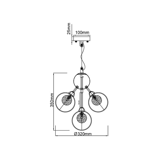 Подвесная люстра Vele Luce Dandelion VL1173L05 изображение 6 Подвесная люстра Vele Luce Dandelion VL1173L05 Фото № 6