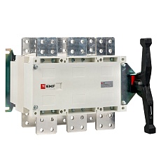 Рубильник-переключатель 1600A 3P c рукояткой управления для прямой установки PowerSwitch EKF PROxima pscs-1600-3