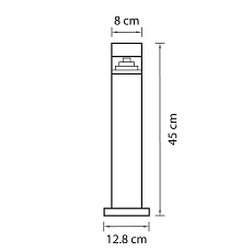 Уличный светодиодный светильник Lightstar Raggio 377907 1