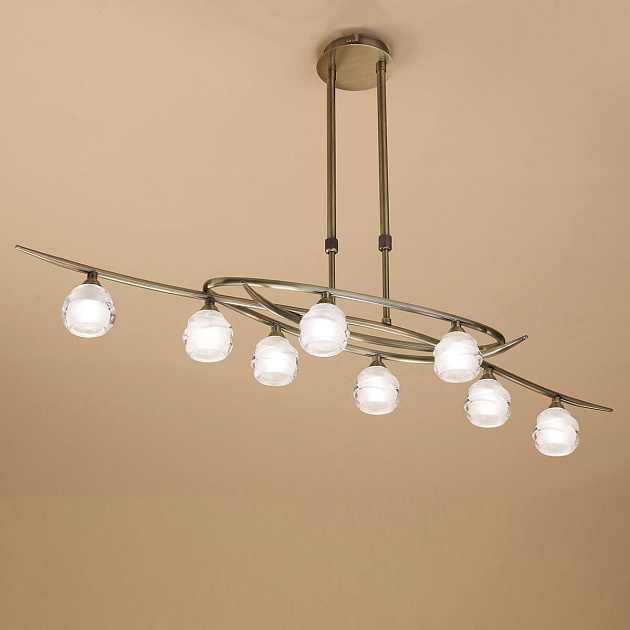 Подвесная люстра Mantra Loop Antique Brass 1820 Фото № 2