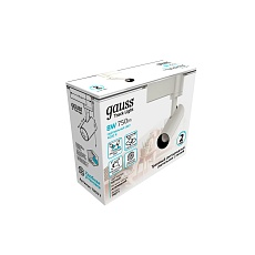 Трековый светодиодный светильник Gauss Track Light Led TR077 2