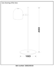 Настольная лампа Lucide Skanska 03603/05/30 2