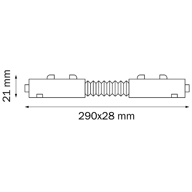 Соединитель гибкий для однофазного трека Lightstar Teta 505156 Фото № 2