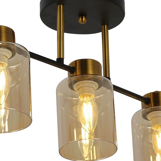 Потолочная люстра Illumico IL6111-5COU-79 BK GD Фото № 3