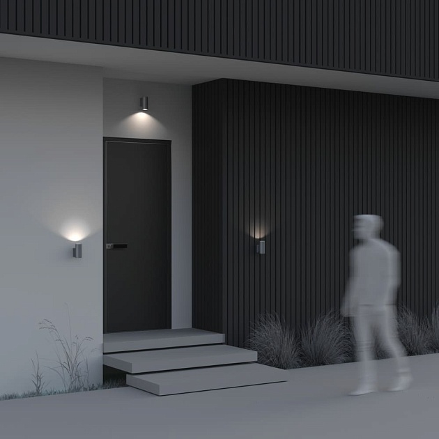 Уличный настенный светильник Maytoni Bowery O574WL-01GR изображение 3 Уличный настенный светильник Maytoni Bowery O574WL-01GR Фото № 3