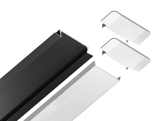 Встраиваемый профиль с рассеивателем Ambrella Illumination GP1100BK Фото № 4