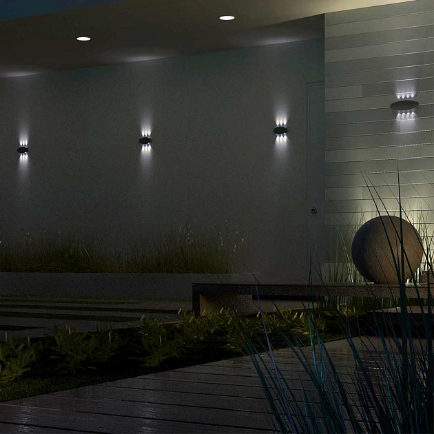 Уличный настенный светодиодный светильник Novotech Street Calle 358563 Фото № 4