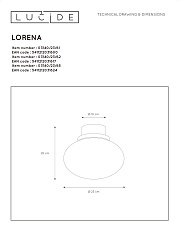 Потолочный светильник Lucide Lorena 03140/23/65 1