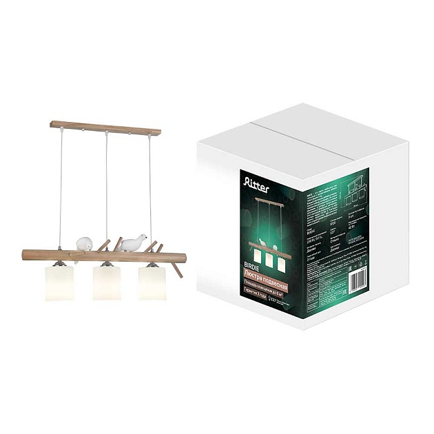 Подвесная люстра Ritter BIRDIE 52440 3 изображение Подвесная люстра Ritter BIRDIE 52440 3 Фото №