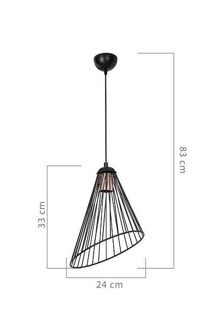 Подвесной светильник Toplight Jeannine TL1608H-01BK изображение 4 Подвесной светильник Toplight Jeannine TL1608H-01BK Фото № 4