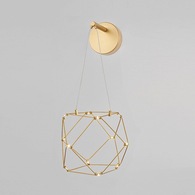 Настенный светодиодный светильник Eurosvet 90310/1 медь изображение Настенный светодиодный светильник Eurosvet 90310/1 медь Фото №