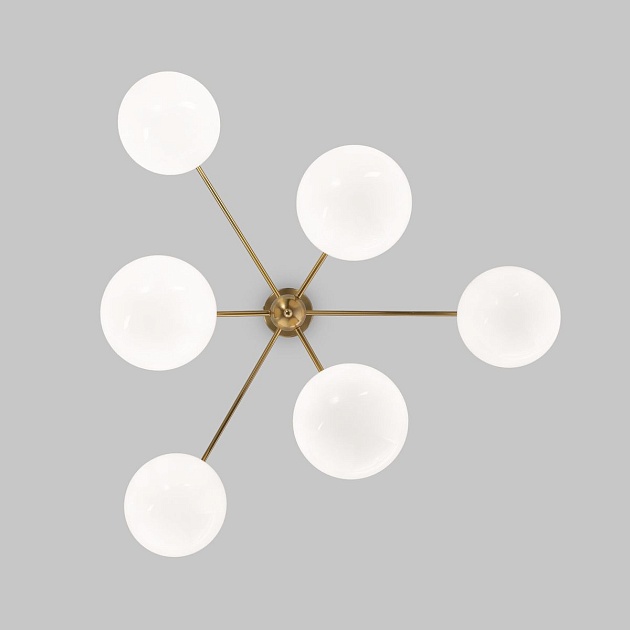 Подвесная люстра Eurosvet Marbella 60147/6 латунь изображение 4 Подвесная люстра Eurosvet Marbella 60147/6 латунь Фото № 4