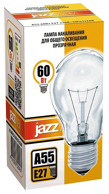 Лампа накаливания Jazzway E27 40W 2700K прозрачная 3326623 Фото № 2