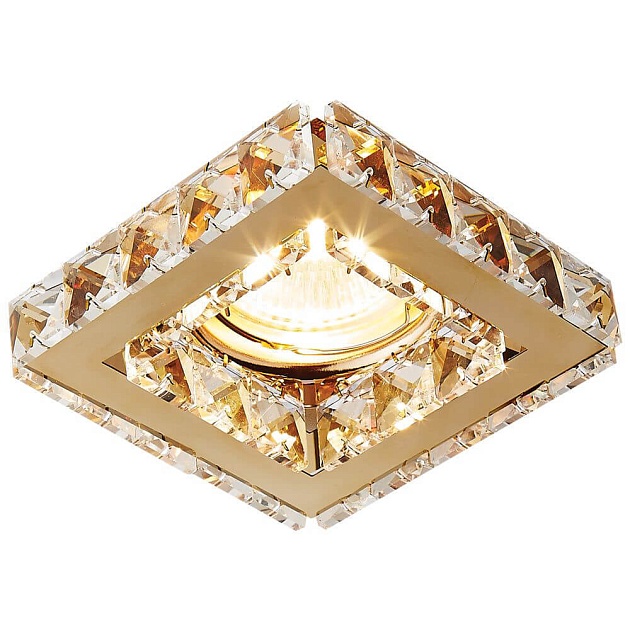 Встраиваемый светильник Ambrella light Crystal K110 CL/G Фото № 
