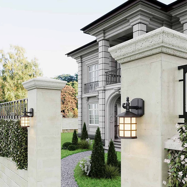 Уличный настенный светильник Odeon Light Nature House 4042/1W Фото № 4