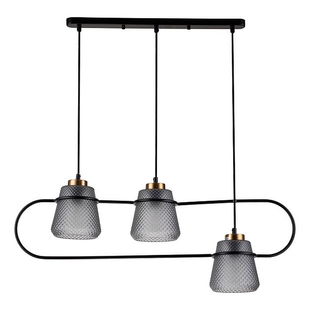 Подвесной светильник Indigo Astratto 11016/3P Black V000158 Фото № 2