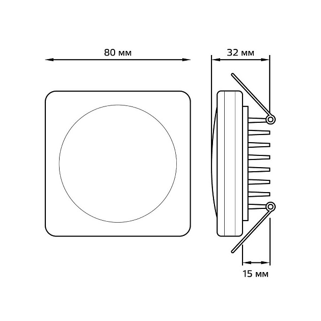Встраиваемый светодиодный светильник Gauss Backlight BL101 Фото № 2